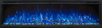 Modern Flames Spectrum Slimline 100" Wall-Mounted / Recessed Electric Fireplace