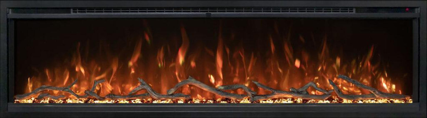 Modern Flames Spectrum Slimline 100" Wall-Mounted / Recessed Electric Fireplace