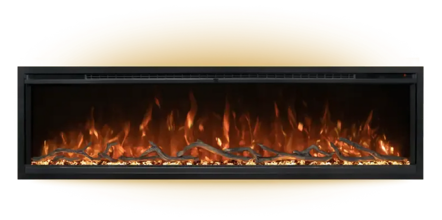 Modern Flames Spectrum Slimline 100" Wall-Mounted / Recessed Electric Fireplace
