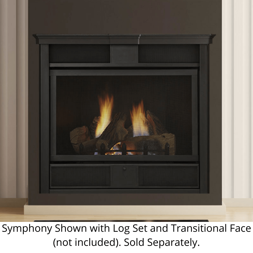 Fireplace Monessen 24" Symphony Vent Free Traditional Style Gas Fireplace