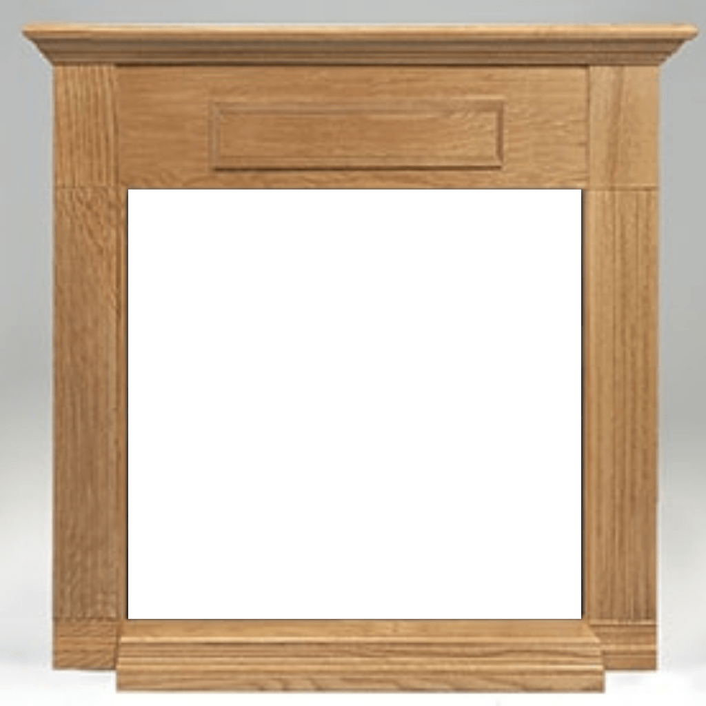 Monessen 24" Wall Cabinet Surround with Built-in Hearth for Fireplaces