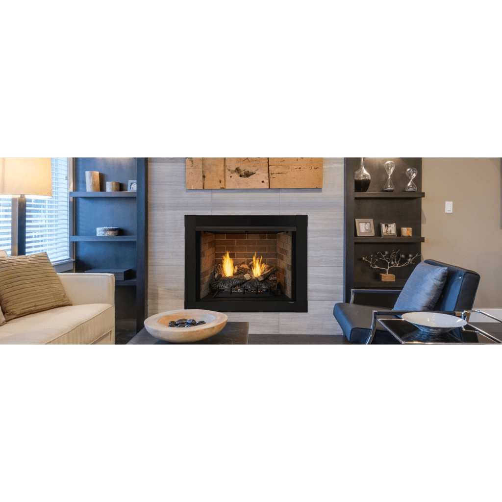 Firebox Monessen 32" Attribute Universal Circulating Vent Free Firebox with Radiant Face and Multitonal Brown/Gray Reversible Interior Panels