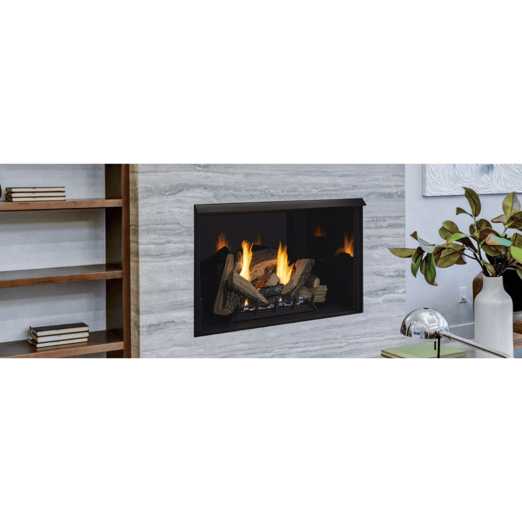 Monessen 36" Attribute Universal Circulating Vent Free Firebox with Radiant Face and Multitonal Brown/Gray Reversible Interior Panels