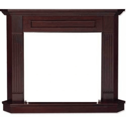 Monessen 36" Dark Cherry Surround Wall Mantel Cabinet With Hearth