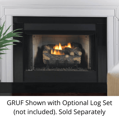 Monessen 36" GCUF/GRUF Series Vent Free Circulating Gas Firebox with Refractory & Cottage Clay Firebrick