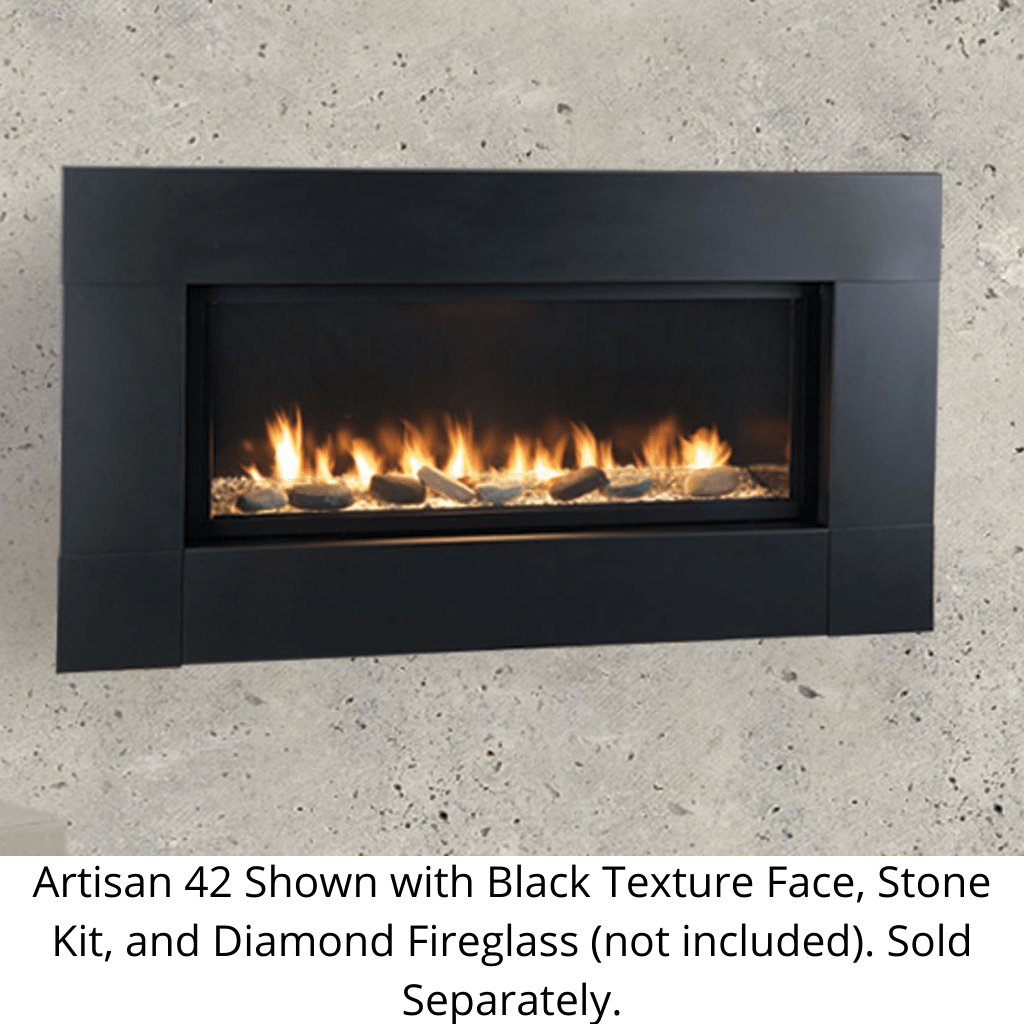 Monessen 42" Artisan Vent Free Linear Fireplace with Single Rate IntelliFire Plus IPI Control