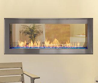 Monessen 48" Artisan Vent Free See-Through Linear Fireplace with IPI Plus Ignition