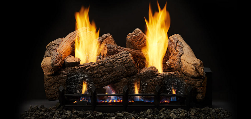 Monessen Aria 32" Traditional Vent Free Liquid Propane Gas Fireplace With Millivolt Ignition