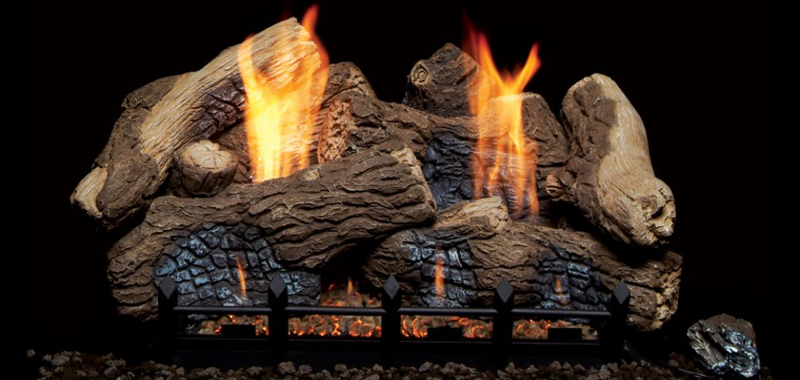 Monessen Aria 32" Traditional Vent Free Liquid Propane Gas Fireplace With Millivolt Ignition