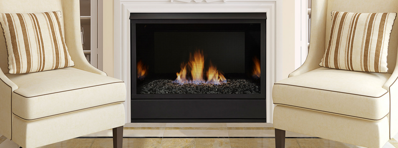 Monessen Aria 32" Traditional Vent Free Liquid Propane Gas Fireplace With Millivolt Ignition