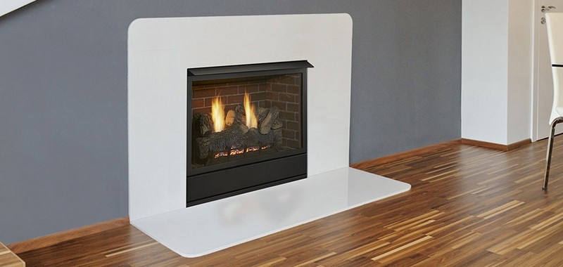 Monessen Aria 32" Traditional Vent Free Liquid Propane Gas Fireplace With Millivolt Ignition
