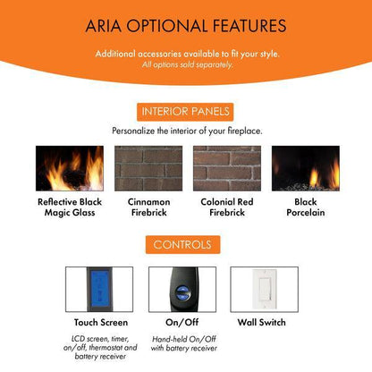 Monessen Aria 32" Traditional Vent Free Liquid Propane Gas Fireplace With Millivolt Ignition