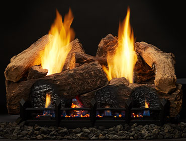 Monessen Aria 32" Traditional Vent Free Liquid Propane Gas Fireplace With Millivolt Ignition