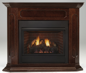 Monessen Aria 32" Traditional Vent Free Liquid Propane Gas Fireplace With Millivolt Ignition