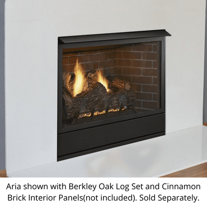 Monessen Aria 32" Traditional Vent Free Liquid Propane Gas Fireplace With Millivolt Ignition