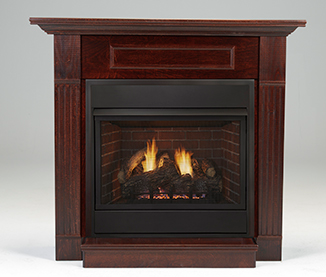 Monessen Aria 32" Traditional Vent Free Liquid Propane Gas Fireplace With Millivolt Ignition