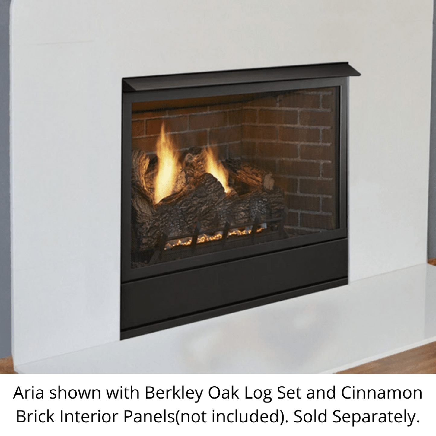 Monessen Aria 36" Traditional Vent Free Liquid Propane Gas Fireplace With Millivolt Ignition