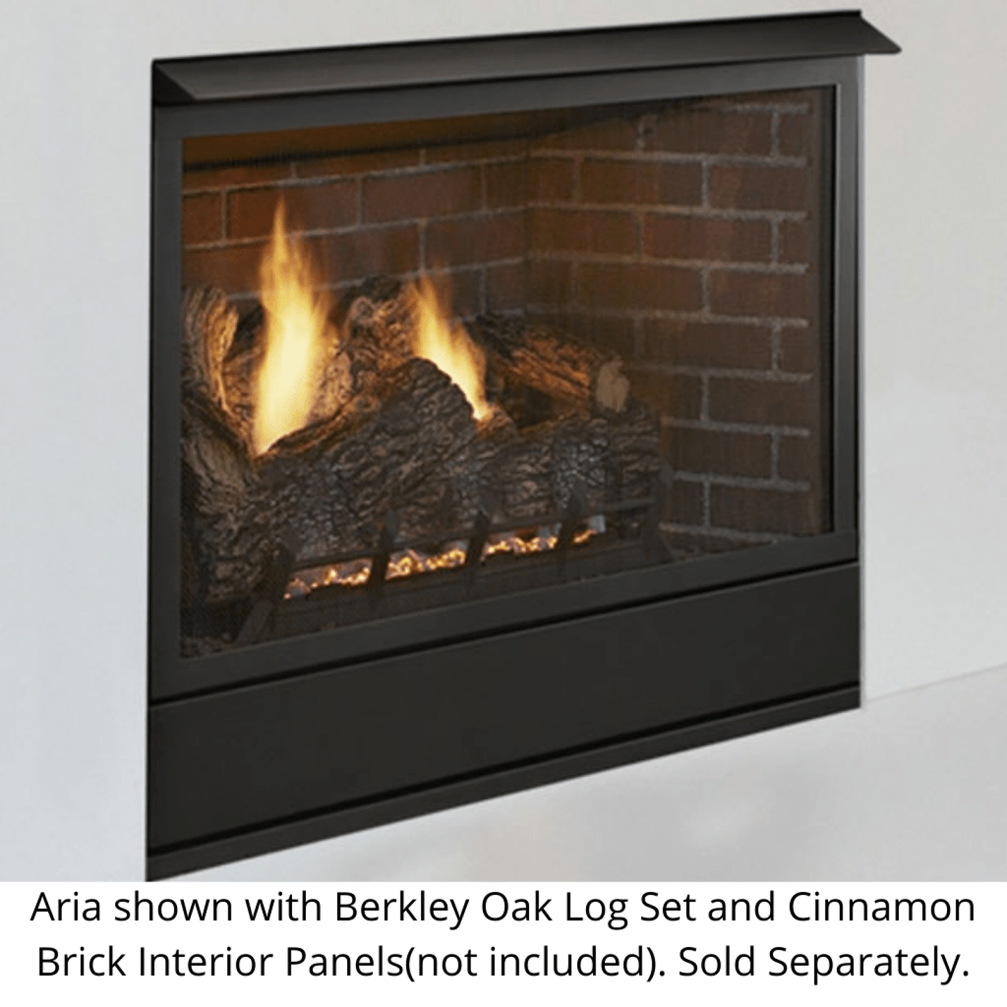 Monessen Aria 36" Traditional Vent Free Liquid Propane Gas Fireplace With Millivolt Ignition