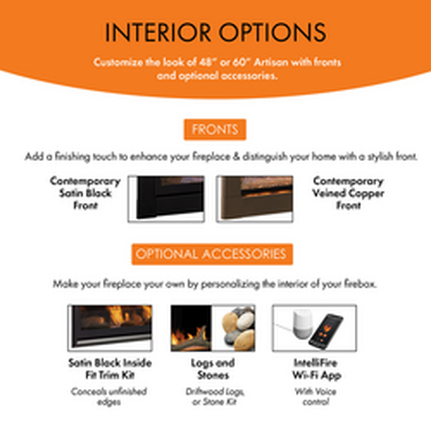 Monessen Artisan 42" Reduced BTU Vent Free Natural Gas Linear Fireplace with IPI Plus Ignition