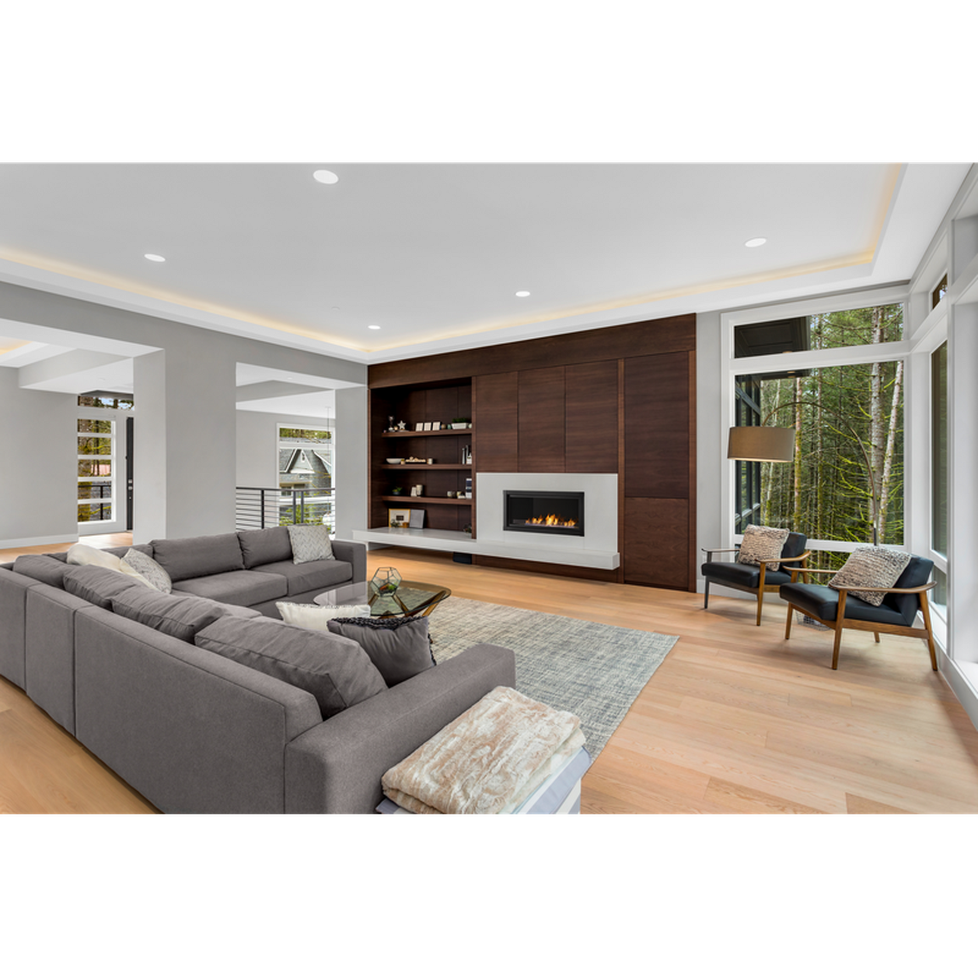 Monessen Artisan 42" Reduced BTU Vent Free Natural Gas Linear Fireplace with IPI Plus Ignition