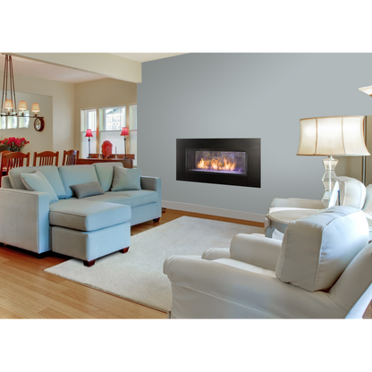 Monessen Artisan 48" Vent Free See-Through Natural Gas Linear Fireplace With IPI Plus Ignition