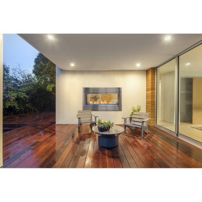 Monessen Artisan 48" Vent Free See-Through Natural Gas Linear Fireplace With IPI Plus Ignition