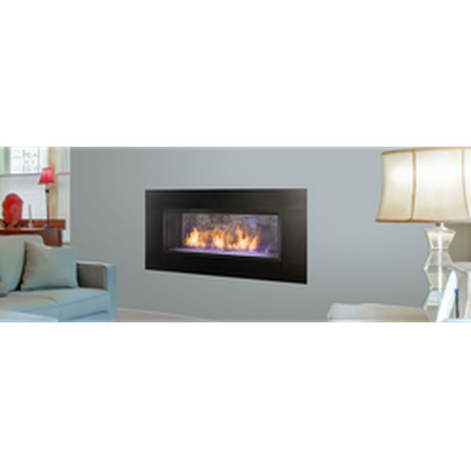 Monessen Artisan 48" Vent Free See-Through Liquid Propane Gas Linear Fireplace With IPI Plus Ignition