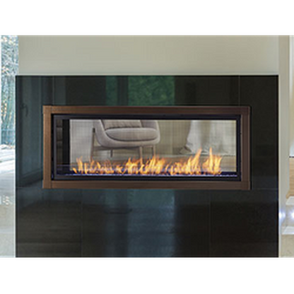 Monessen Artisan 48" Vent Free See-Through Liquid Propane Gas Linear Fireplace With IPI Plus Ignition