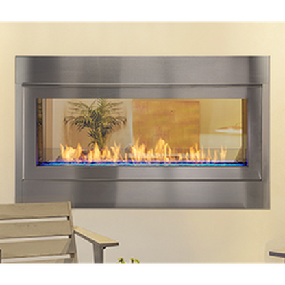 Monessen Artisan 48" Vent Free See-Through Liquid Propane Gas Linear Fireplace With IPI Plus Ignition