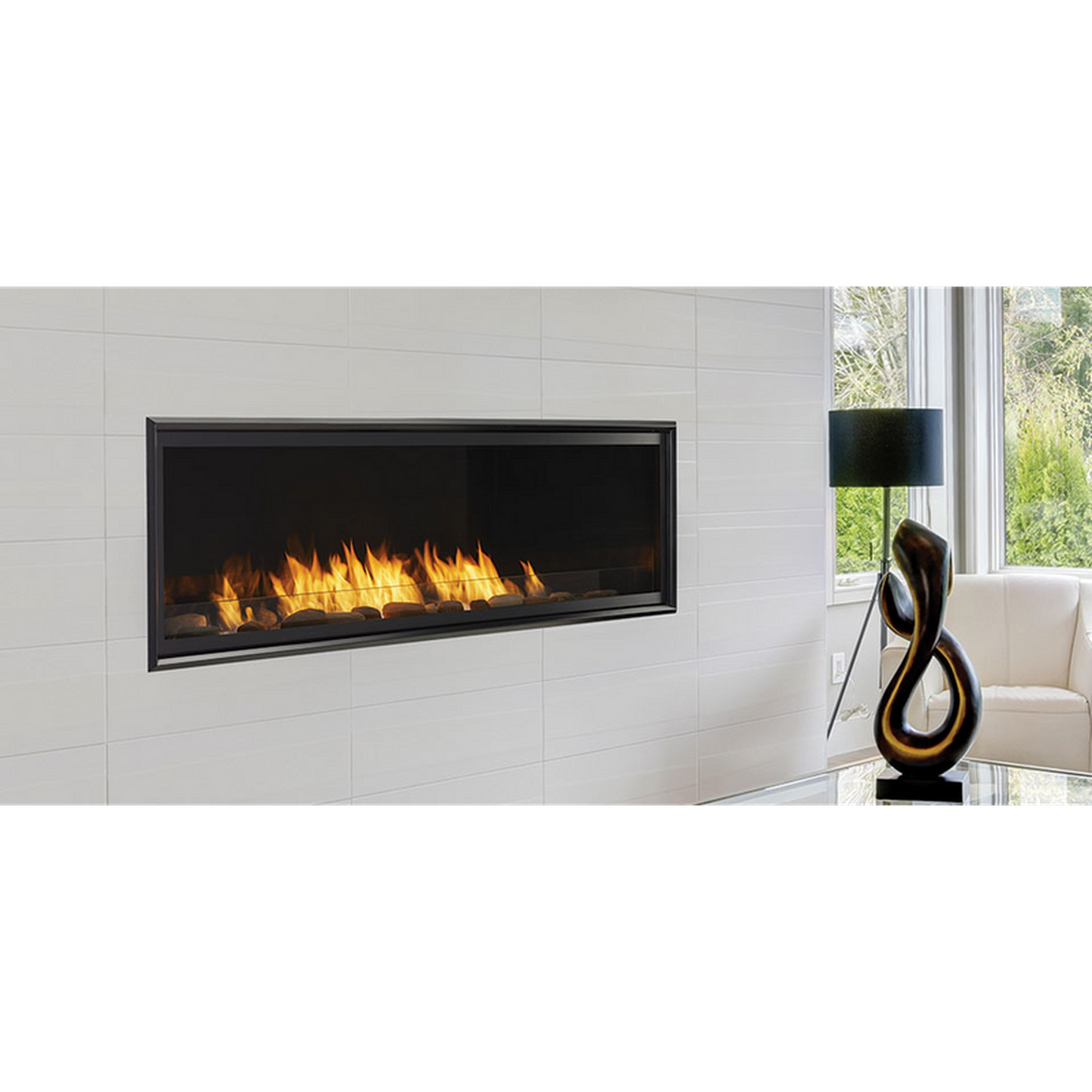 Monessen Artisan 60" Vent Free Liquid Propane Gas Linear Fireplace With IPI Plus Electronic Ignition