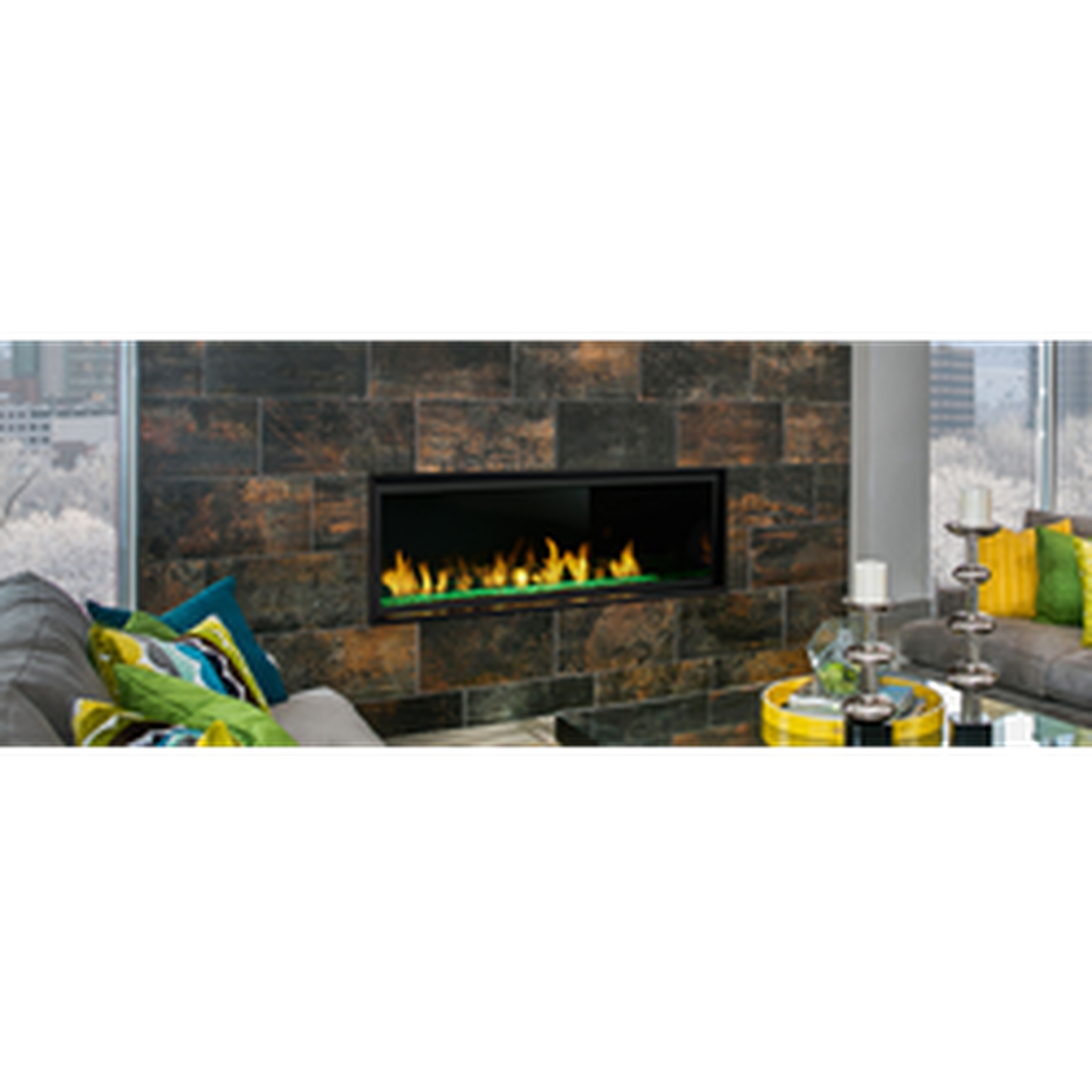 Monessen Artisan 60" Vent Free Liquid Propane Gas Linear Fireplace With IPI Plus Electronic Ignition