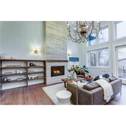 Monessen Attribute 32" Universal Circulating Vent Free Firebox With Radiant Face and Multitonal Brown Reversible Interior Panels