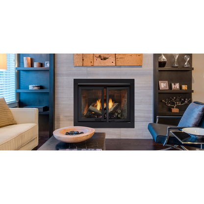 Monessen Attribute 32" Universal Circulating Vent Free Firebox With Radiant Face and Multitonal Brown Reversible Interior Panels