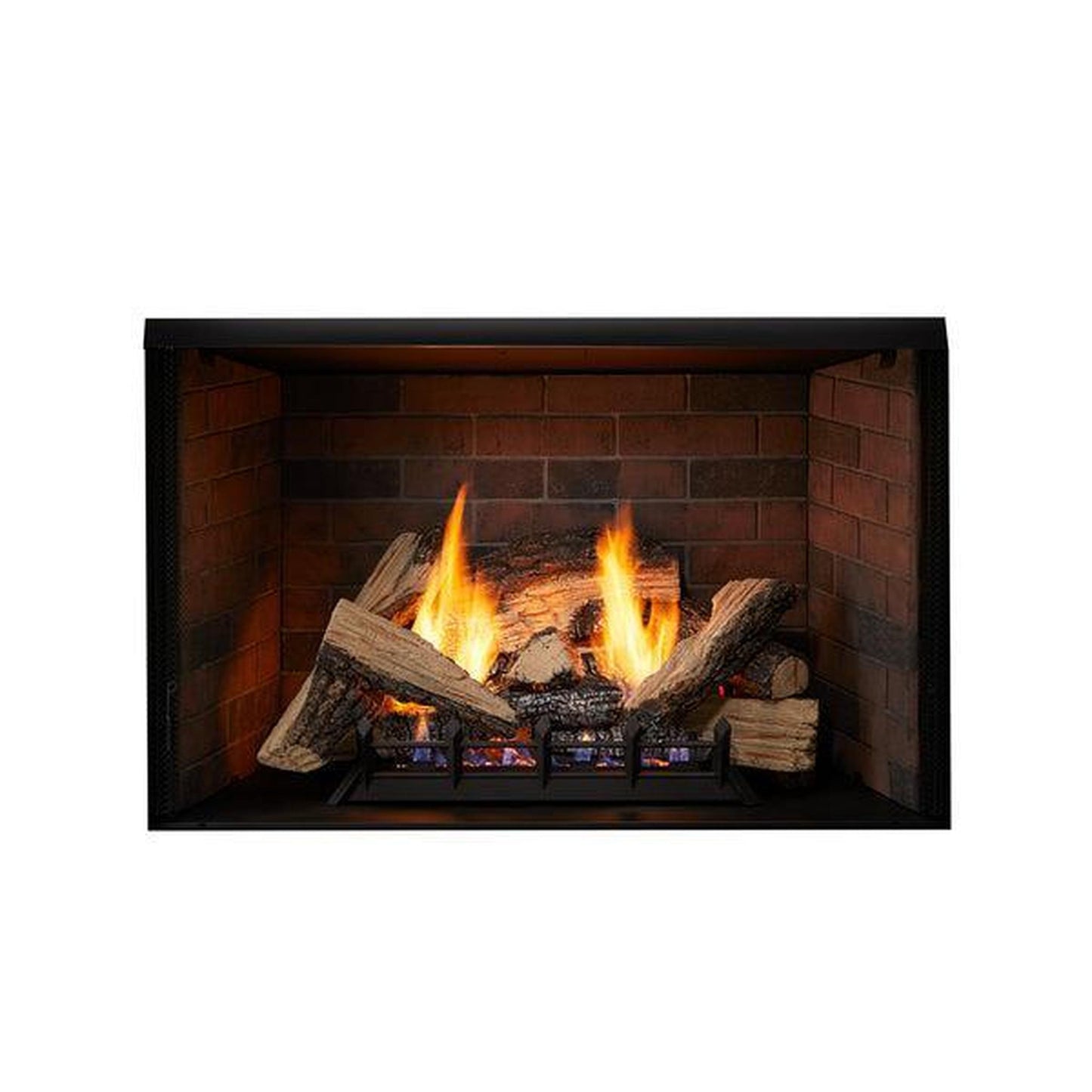 Monessen Attribute 32" Universal Circulating Vent Free Firebox With Radiant Face and Multitonal Brown Reversible Interior Panels
