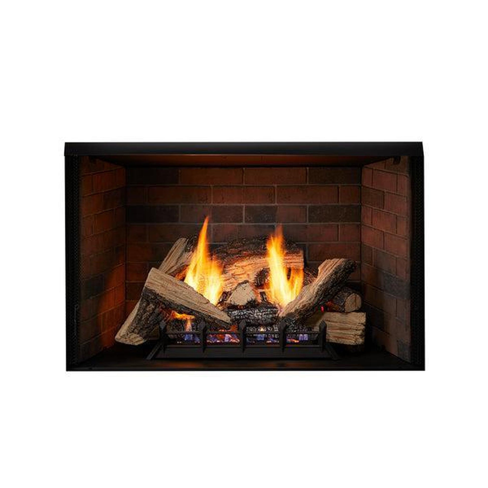 Monessen Attribute 32" Universal Circulating Vent Free Firebox With Radiant Face and Multitonal Brown Reversible Interior Panels