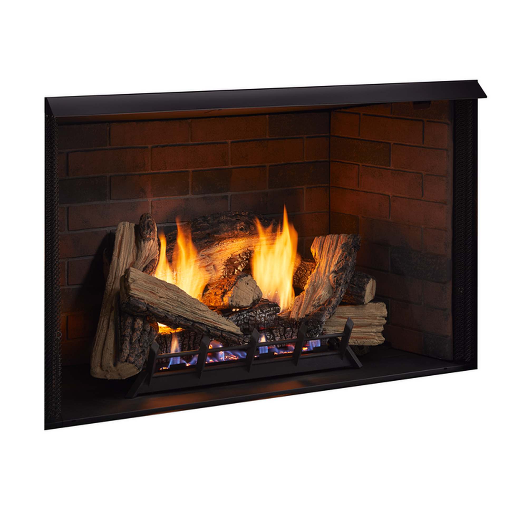 Monessen Attribute 36" Universal Circulating Vent Free Firebox With Radiant Face and Multitonal Gray Reversible Interior Panels