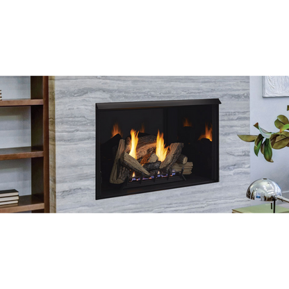 Monessen Attribute 36" Universal Circulating Vent Free Firebox With Radiant Face and Multitonal Gray Reversible Interior Panels