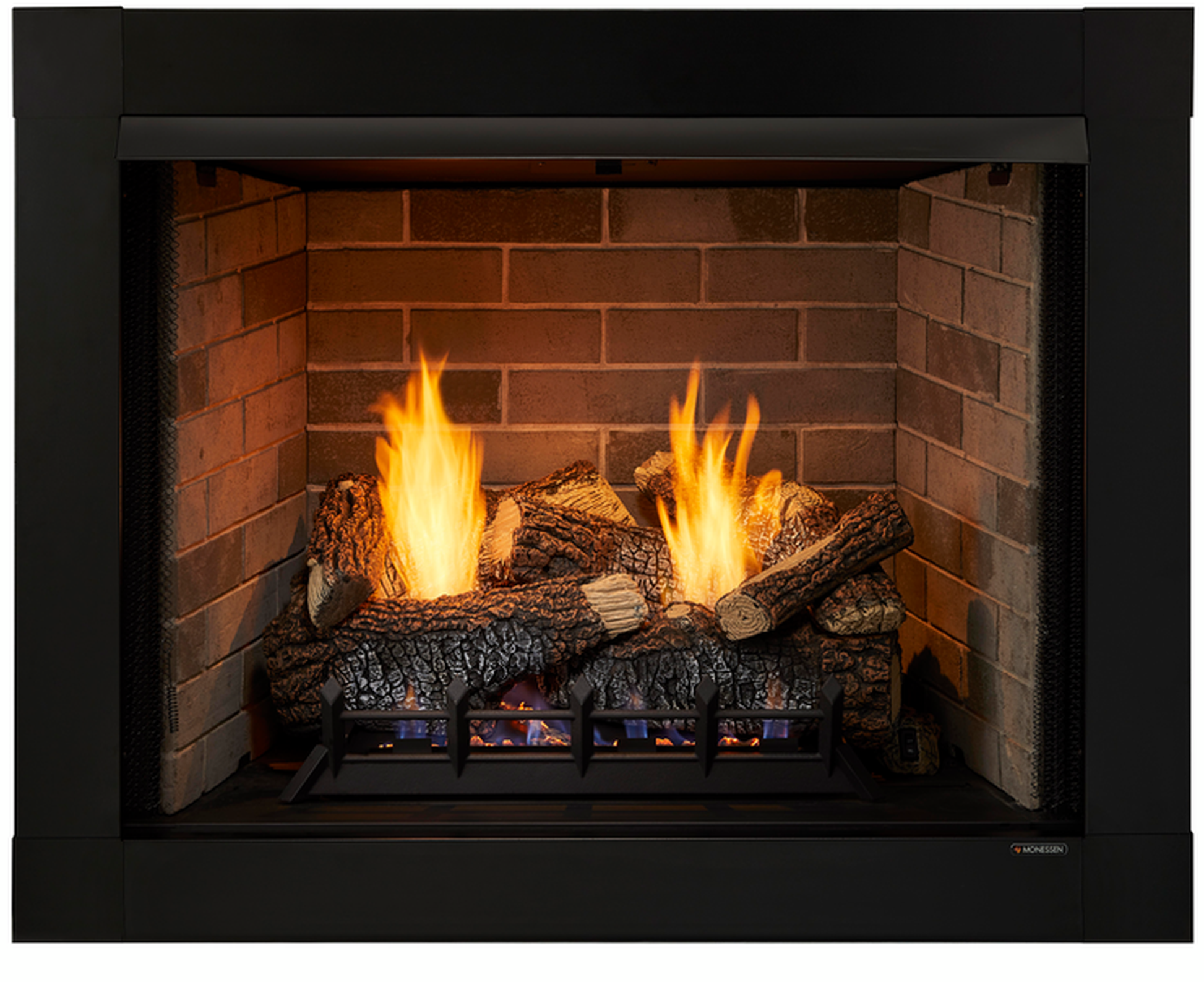 Monessen Attribute 42" Universal Circulating Vent Free Firebox With Radiant Face and Multitonal Gray Reversible Interior Panels