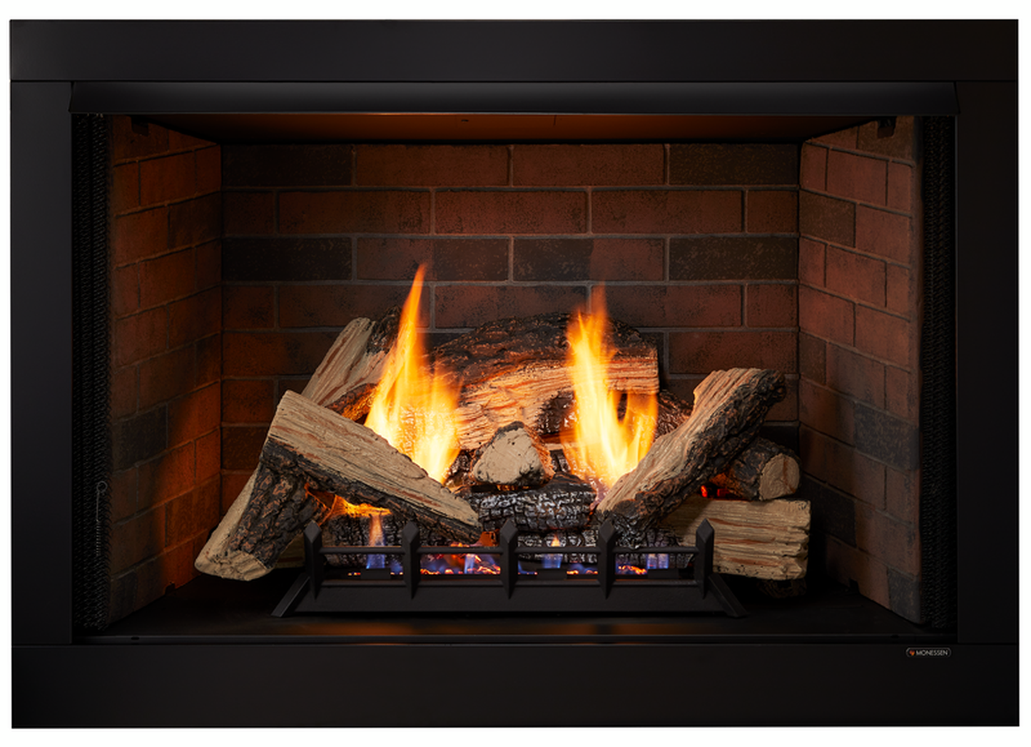 Monessen Attribute 42" Universal Circulating Vent Free Firebox With Radiant Face and Multitonal Gray Reversible Interior Panels
