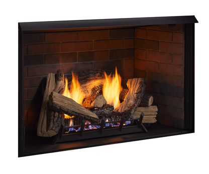 Monessen Attribute 42" Universal Circulating Vent Free Firebox With Radiant Face and Multitonal Gray Reversible Interior Panels