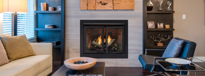 Monessen Attribute 42" Universal Circulating Vent Free Firebox With Radiant Face and Multitonal Gray Reversible Interior Panels