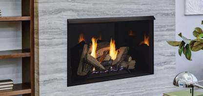 Monessen Attribute 42" Universal Circulating Vent Free Firebox With Radiant Face and Multitonal Gray Reversible Interior Panels