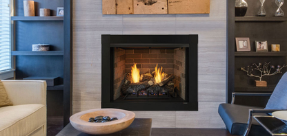 Monessen Attribute 42" Universal Circulating Vent Free Firebox With Radiant Face and Multitonal Gray Reversible Interior Panels