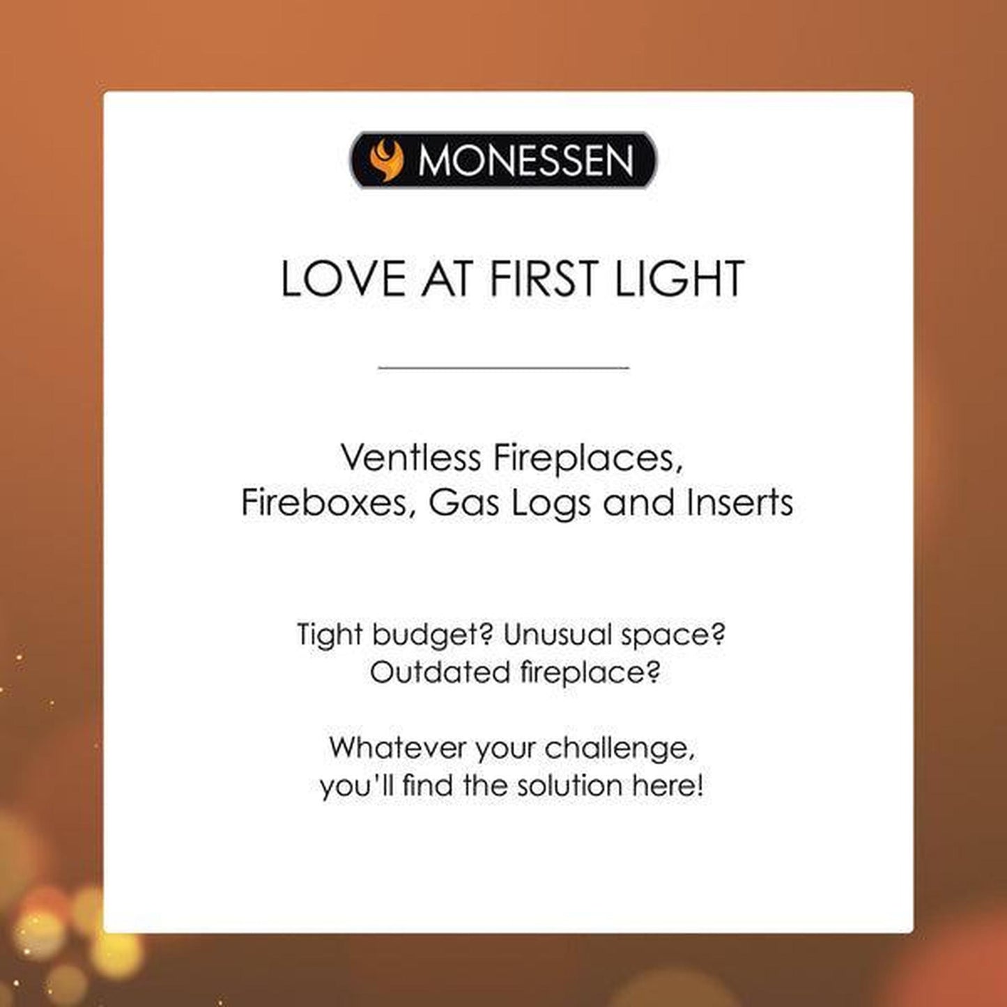 Monessen Attribute 42" Universal Circulating Vent Free Firebox With Radiant Face and Multitonal Gray Reversible Interior Panels