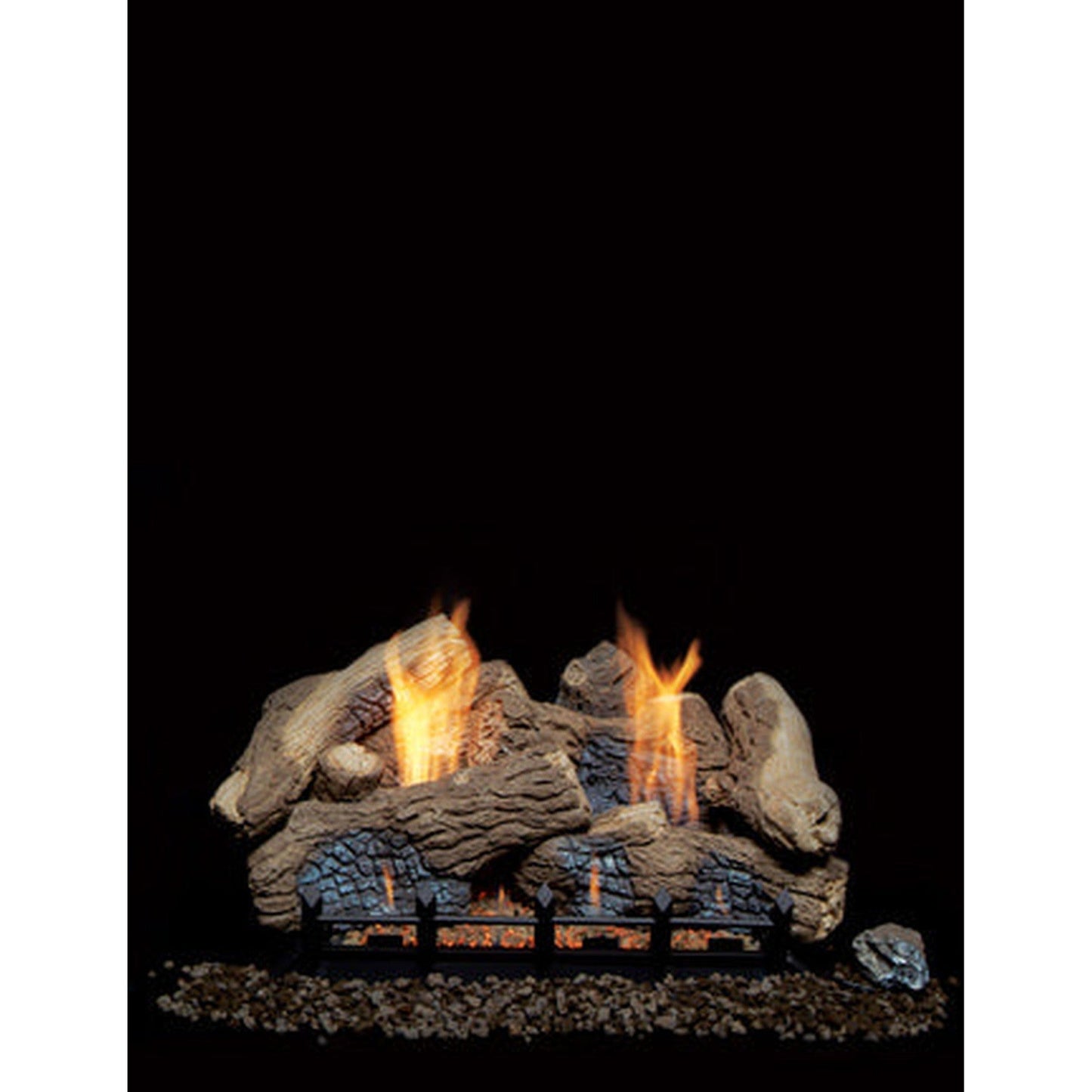 Monessen Berkley Oak 18" Ceramic Fiber Vented/Vent-Free Gas Log Set
