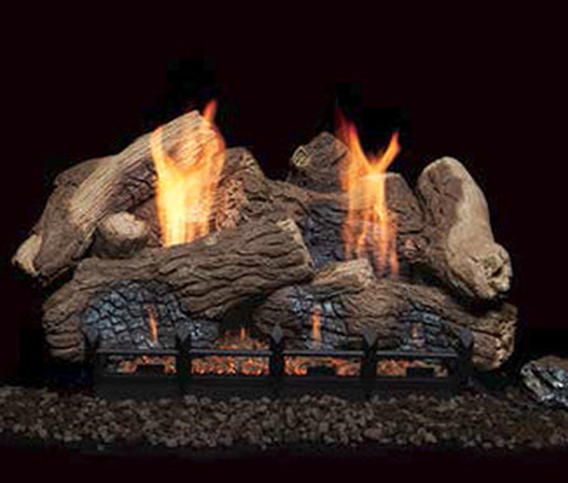 Monessen 24" Berkley Oak Ceramic Fiber Gas Log Set (Logs Only)