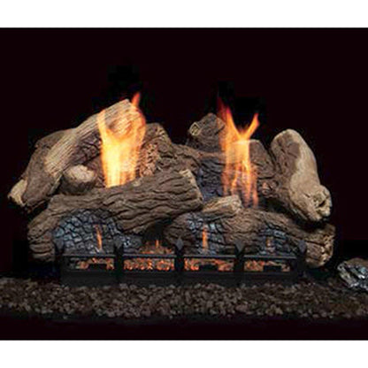 Monessen Berkley Oak 24" Refractory Vented/Vent-Free Gas Log Set