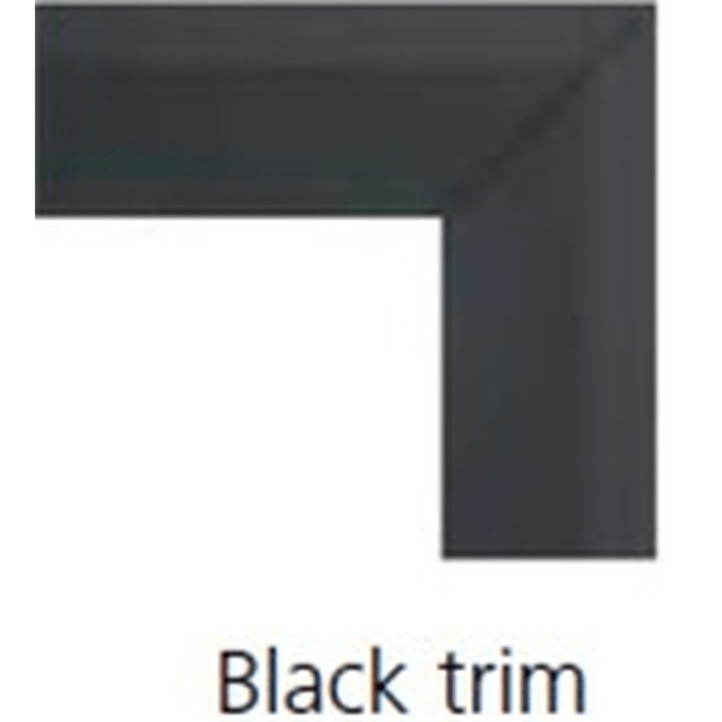 Curved Trim Kit Monessen Black Curved Trim Kit for GCUF/GRUF/Aria/VFF Series