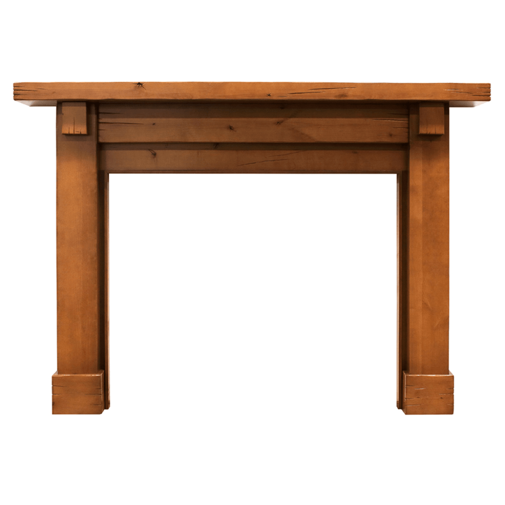 Monessen Design Series Battlefield B 48" Maple Unfinished Flush Wood Mantel