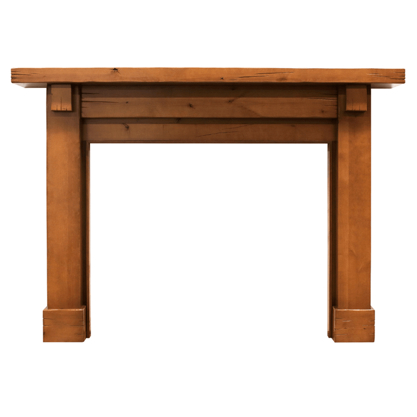 Monessen Design Series Battlefield C 53" Maple Unfinished Flush Wood Mantel